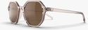 LOUBSOL-Lunettes de soleil Mixte Kink rose cristal translucide de forme Tendance Mixte Indice 3