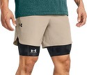 UNDER ARMOUR-UA Peak Woven Shorts-BRN