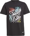 adidas-T-Shirt Enfant Graphic Noir All Blacks 2023/2024