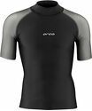 ORCA-2024 Hommes Bossa Short Sleeve Lycra Vest - Black