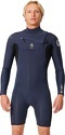 RIP CURL-2024 Hommes Dawn Patrol 2mm Manches Longues Chest Zip Shorty