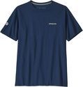PATAGONIA-T Shirt Fitz Roy Icon Responsibili Lagom Blue