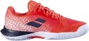 BABOLAT-Chaussures Jet Mach 3 Clay Junior Rouge / Blanc