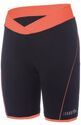 ZERO RH+-Zero rh pista w short 18cm black et orange cuissard de cyclisme femme