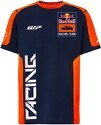 Red Bull KTM Racing Team-T-shirt réplique de l'équipe Moto GP Officiel - Homme - Bleu Orange
