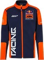Red Bull KTM Racing Team-Veste softshell réplique de l'équipe Moto GP Officiel - Homme - Bleu Orange