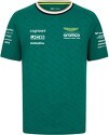 ASTON MARTIN F1 TEAM-T-shirt pilote Fernando Alonso Aston Martin Officiel Formule 1 Homme Vert