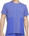 NIKE-T-shirt Violet Homme Yoga