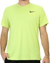 NIKE-T-shirt de Running Jaune Fluo Homme Dry Top