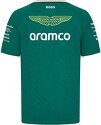 ASTON MARTIN F1 TEAM-T-shirt de l'équipe Aston Martin Officiel Formule 1 Enfant Vert