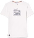 LACOSTE-T-Shirt Sport Roland Garros Unisex Blanc