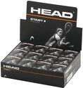 HEAD-Balle de squash avec point blanc simple Start (x12)