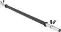 GORILLA SPORTS-Barre d'aérobic légère 130cm x 30mm avec embouts chromés