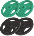 GORILLA SPORTS-Disques 31mm de 1,25 à 25KG