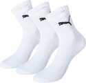 PUMA-Chaussettes courtes Crew 3-pack blanc / noir