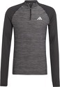 adidas-Haut d'entraînement 1/4 zippé à 3 bandes Gym+