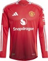 adidas-Maillot Domicile Authentique manches longues Manchester United 2024/25