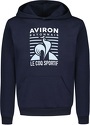 LE COQ SPORTIF-Sweat à capuche Fan Aviron Bayonnais pour enfant Bleu marine 2024-2025