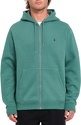 VOLCOM-Veste A Capuche Single Stone Zip Sea Green Homme