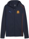 PUMA-Giacca Con Zip Con Cappuccio Casuals Olympique Marsiglia