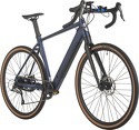 Adore-Vélo Gravel Electrique 28" Aluminium Gravel Vélo de route GTR-770 Moteur dans la roue arrière 30NM / 10Ah Bleu foncé mat