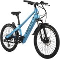 Adore-Vélo à Assistance Electrique Enfants 24" Aluminium Kids Vélo de ville KS-240 Moteur arrière 30NM / 10,4Ah Bleu Ciel Mat