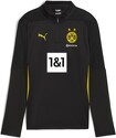 PUMA-Haut d’entraînement à 1/4 zip Borussia Dortmund Enfant et Adolescent