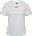 HUMMEL-Maillot Graphic Femmes blanc/vert