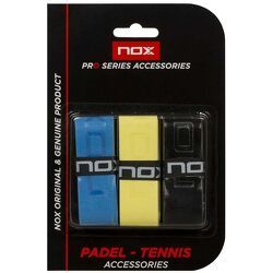 Nox Surgrip Padel Perforé Pro 3 Unités Blanc