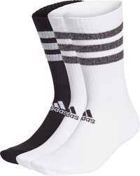 Chaussettes Glam 3-Stripes Cushioned Crew Sport (3 paires)-adidas Performance