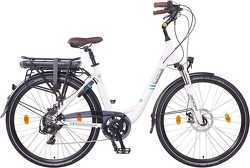 NCM BIKE - Vélo électrique Urbain NCM Munich Blanc - 28'', 250W, Batterie 36V 13Ah 468Wh - pour cycliste de 1,75 à 2,00m