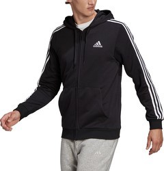 Veste à capuche Essentials French Terry 3-Stripes Full-Zip-adidas Sportswear