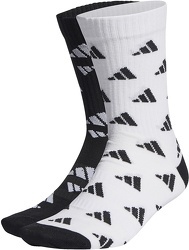 Chaussettes 3-Stripes Graphic Sport (2 paires)-adidas Performance