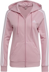 Sweatshirt Zippé En Molleton À 3 Bandes Essentials-adidas Sportswear