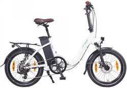 Vélo électrique Pliant NCM Paris+ Blanc mat - 20 - 250w - batterie 36 v 15ah