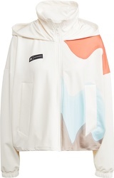 Veste ADIDAS Femme CORE PRO COVER-UP Noir / Blanc AH 2023