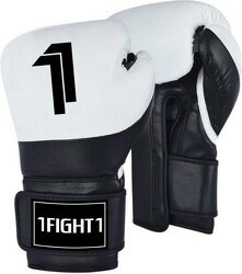 1FIGHT1, Gants de boxe CORTEZ, rouge et blanc - 1Fight1