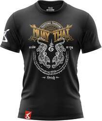 8 Weapons - T-Shirt Sak Yant Tigers noir