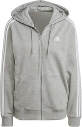 Veste à capuche entièrement zippée en molleton à coupe standard Essentials 3-Stripes-adidas Sportswear