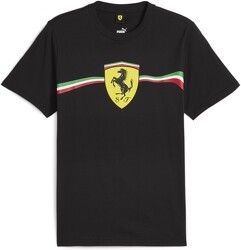 T-shirt traditionnel avec grand écusson Scuderia Ferrari