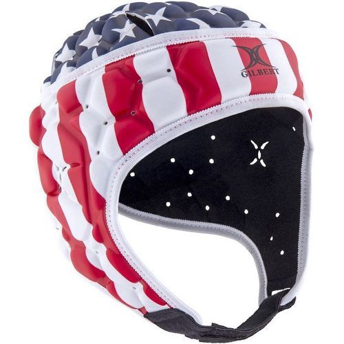 GILBERT - Casque Falcon 200 USA Bleu/Blanc/Rouge