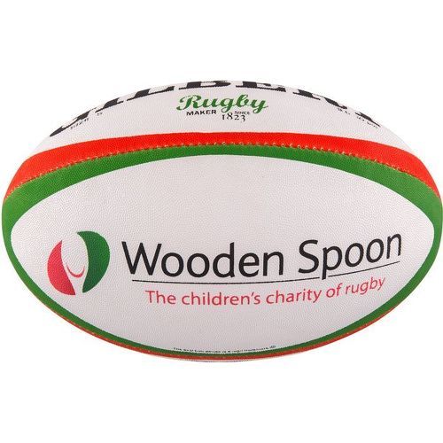 GILBERT - Wooden Spoon (taille 5) - Ballon de rugby