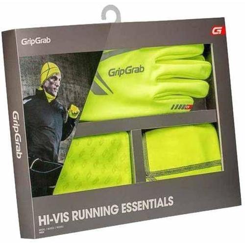 Grip Grab - Gripgrab Running Essentials Hi Vis Pack - Gants de running