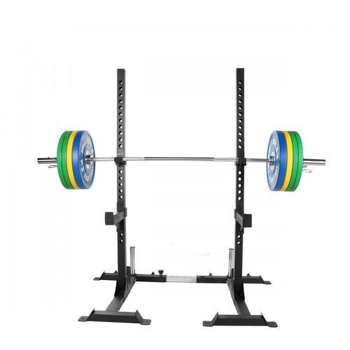 GORILLA SPORTS - Rack à squat avec set d'haltère Olympique Premium 140 kg