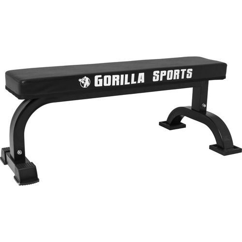 GORILLA SPORTS - Banc de musculation plat avec logo