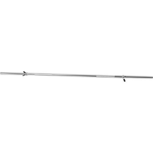 GORILLA SPORTS - Barre longue avec stop disques 150cm