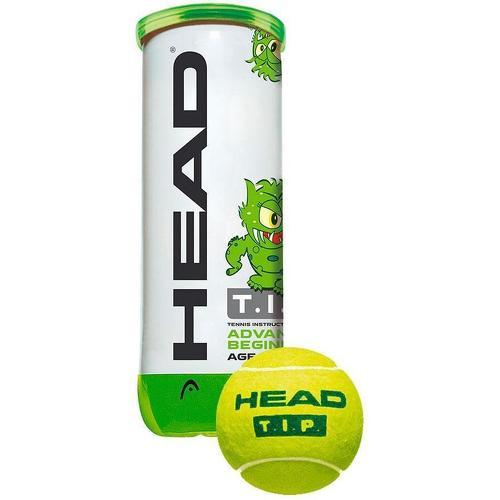 HEAD - T.I.P Green Carton de 24 Tubes de 3 Balles