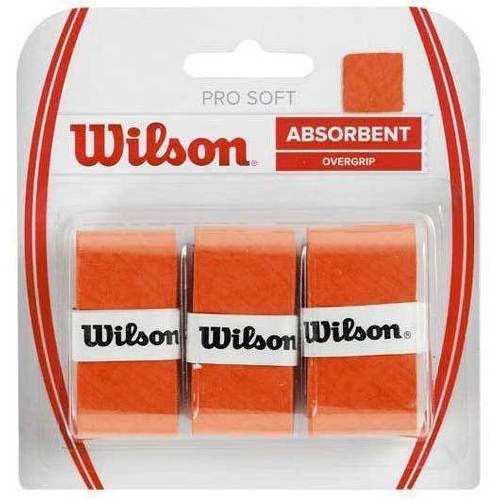 WILSON - Pro Soft Overgrip Orange (x3)