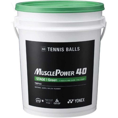 YONEX - Muscle Power 40 - Balles de tennis