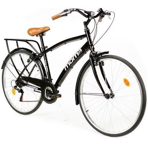 MOMABIKES - Vélo de Ville CITY 28", Aluminium, SHIMANO 18V, Selle Comfort